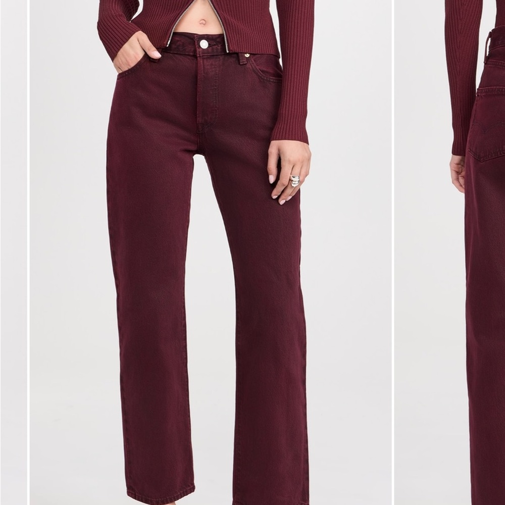 Levi's Women's Burgundy Jeans